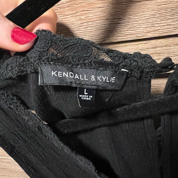 Kendall & Kylie Black Lace Detail Dress - Picture 3 of 3